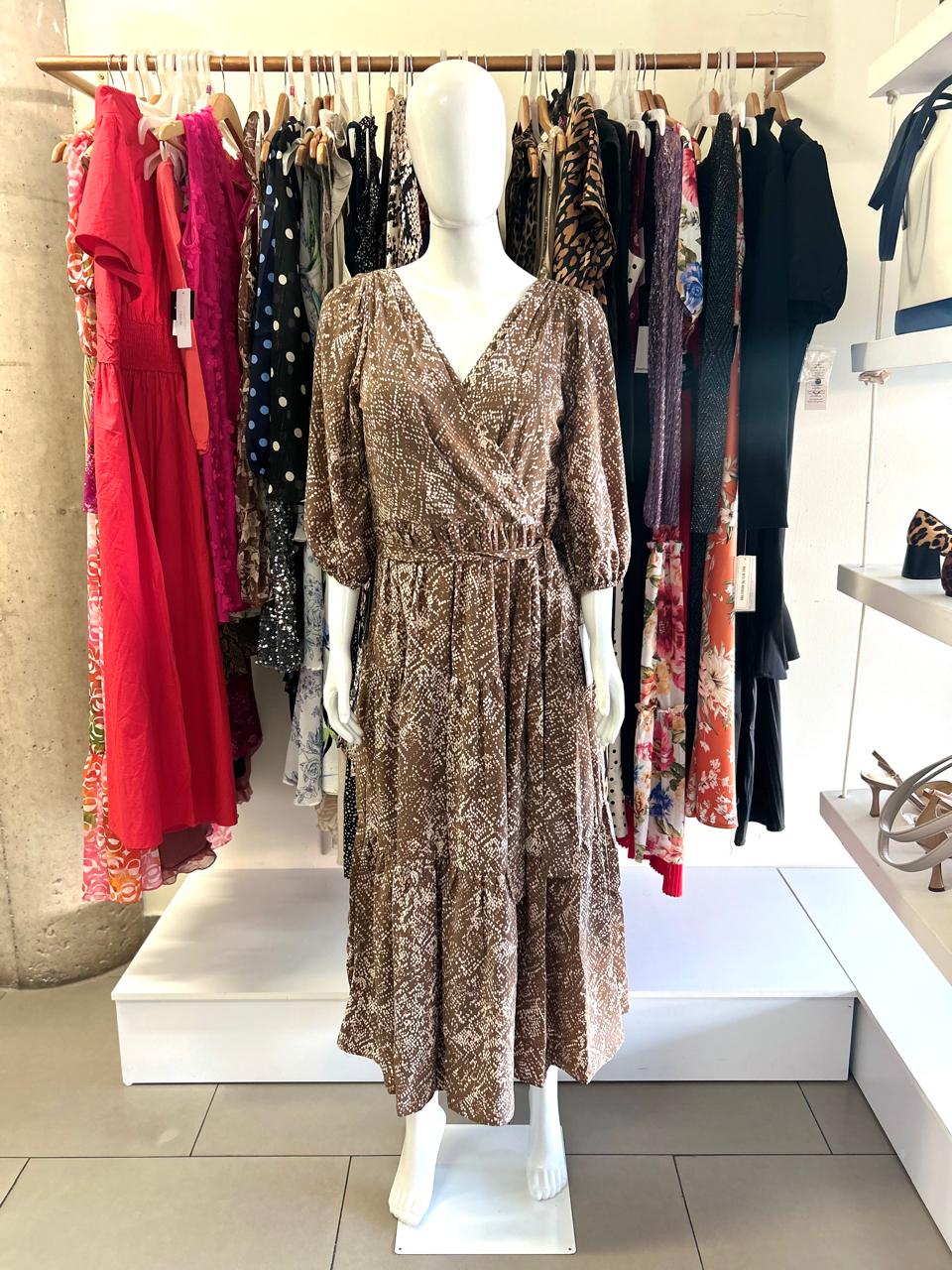 DKNY Vestido animal Print