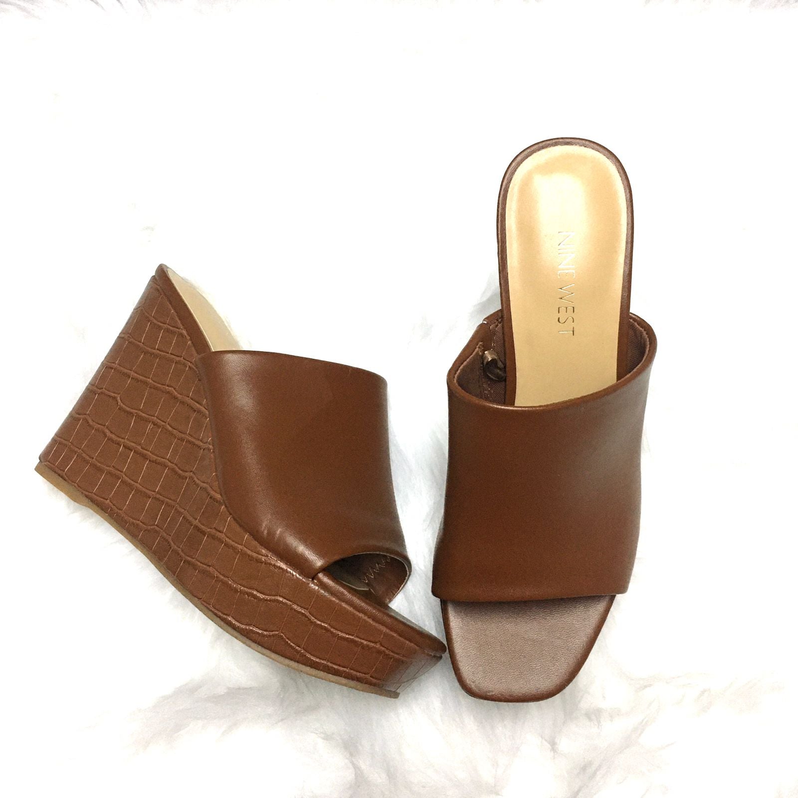 Cafe Nine West Sandalia Plataforma Nine West Café