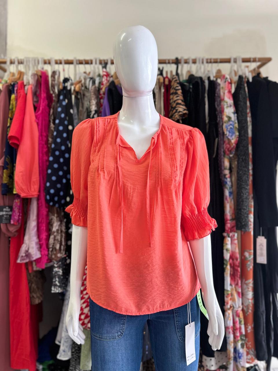 San Edelman Blusa Coral