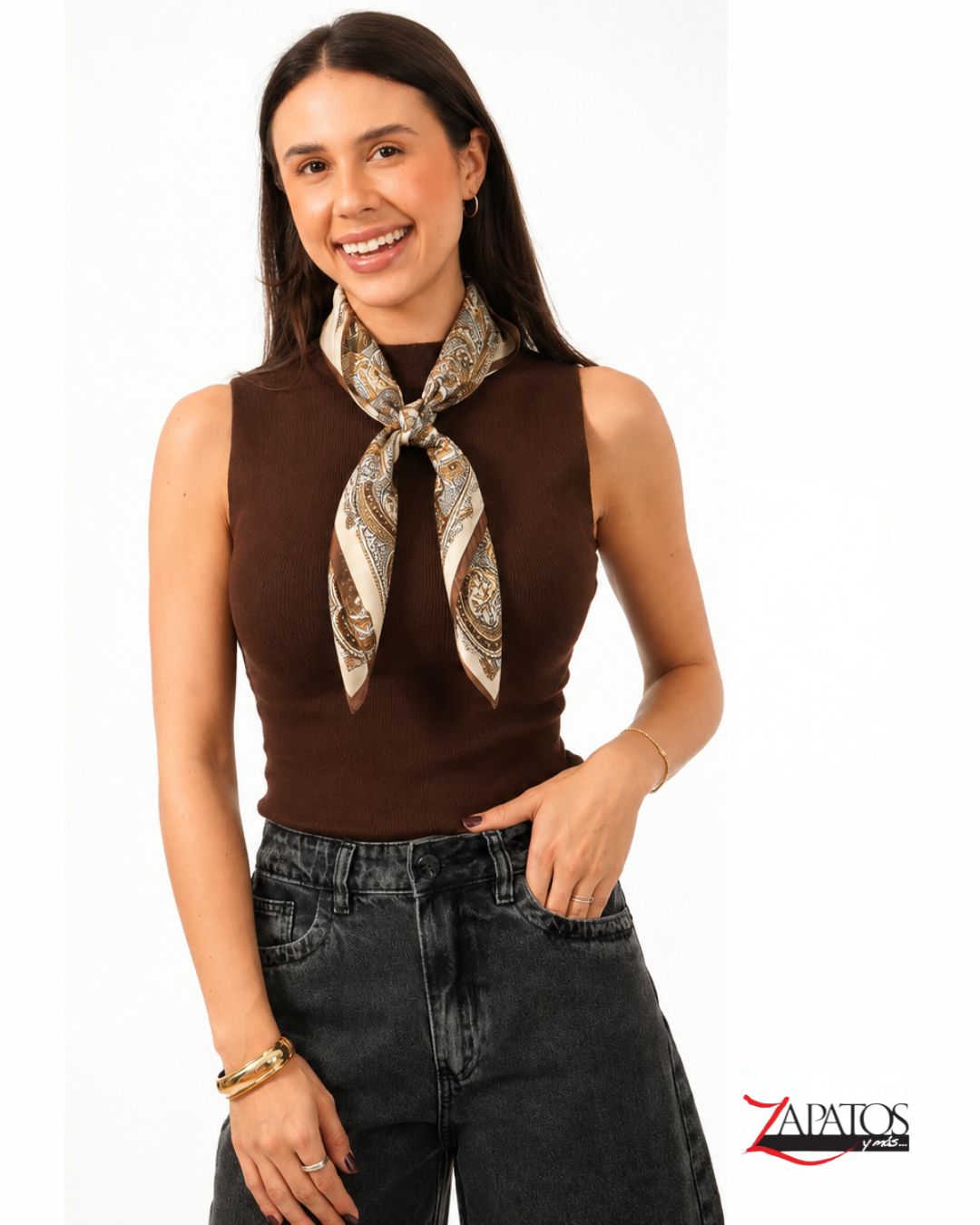 Soho Lady trío de blusas y pañuelo