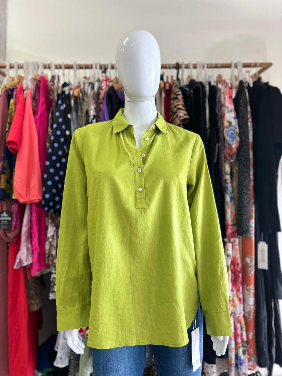 Calligraphie Blusa verde