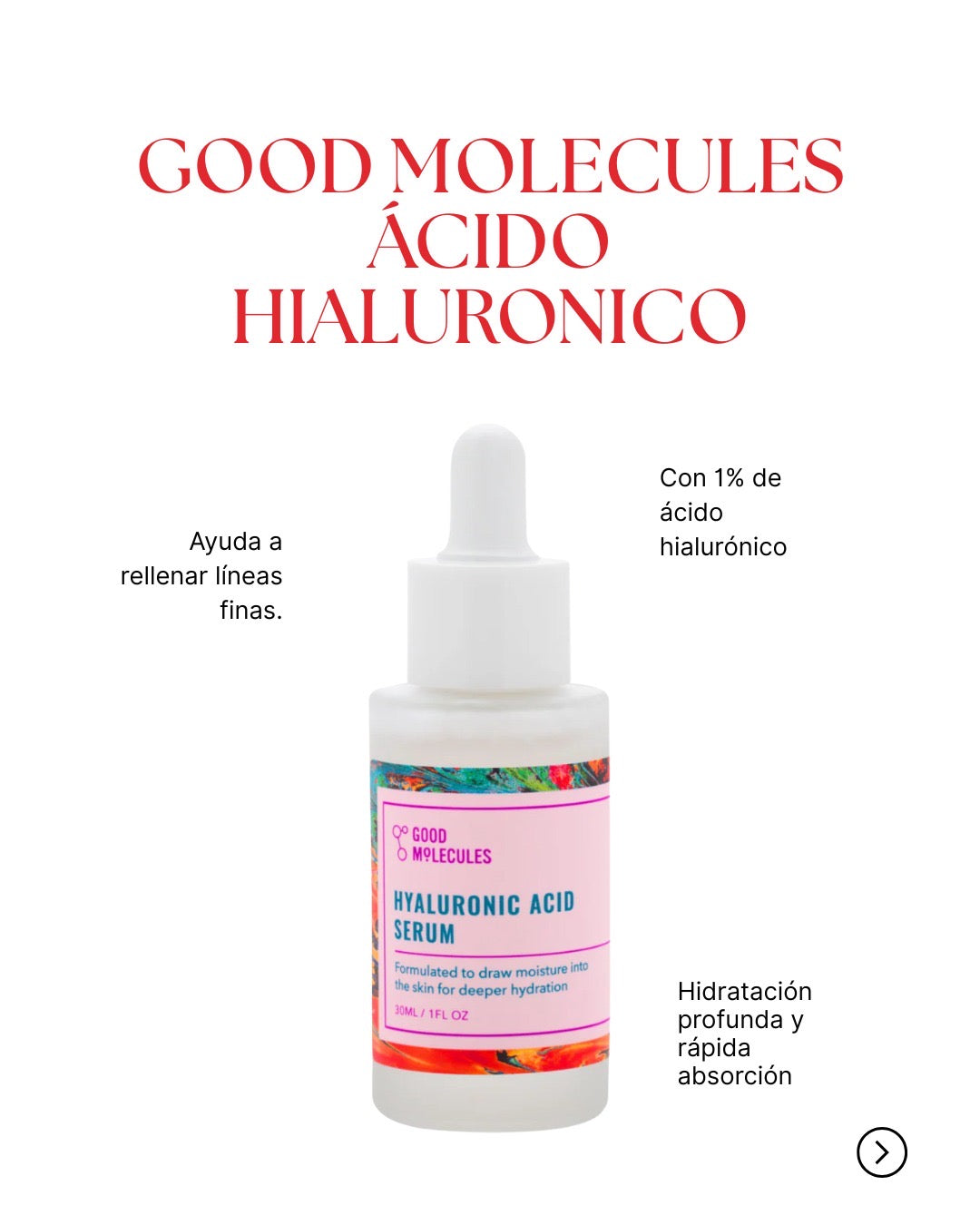 Good Molecules Ácido Hialuronico 30 ml