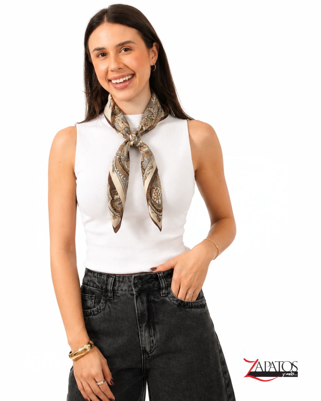Soho Lady trío de blusas y pañuelo