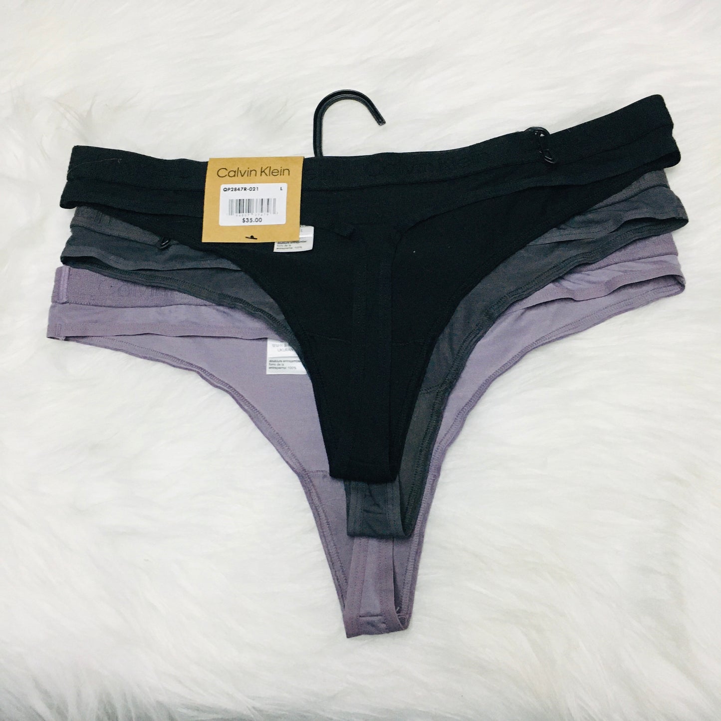 Panties tipo hilo Calvin Klein