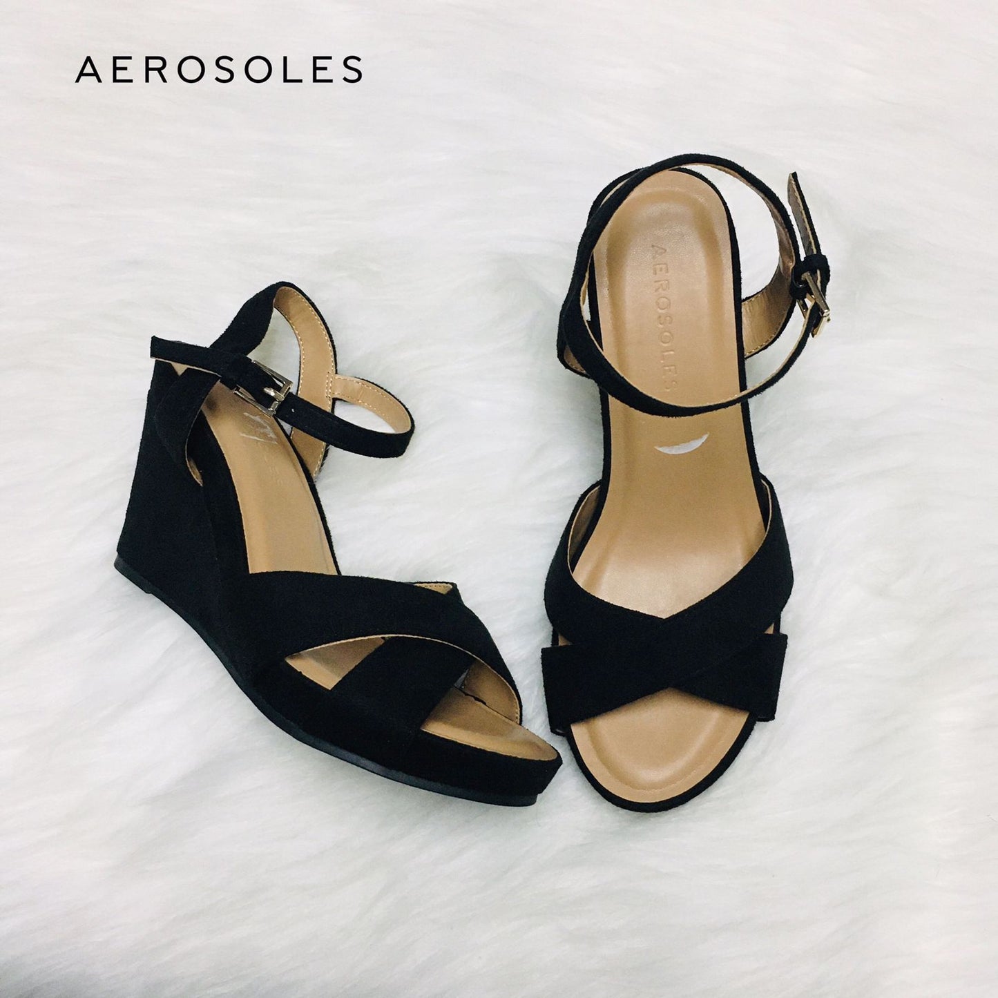 Aerosoles sandalias negras